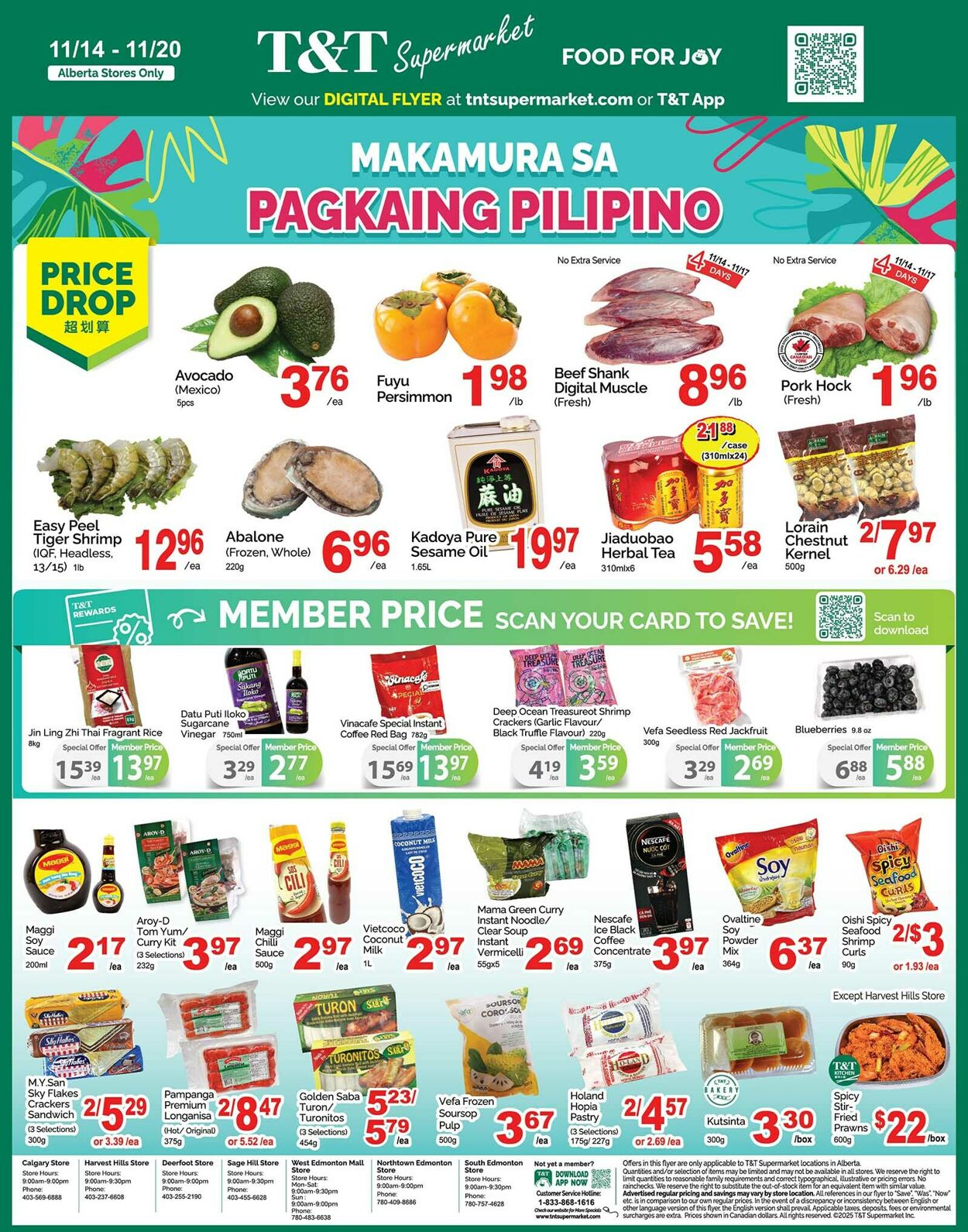 Flyer T&T Supermarket 14.11.2025 - 20.11.2025