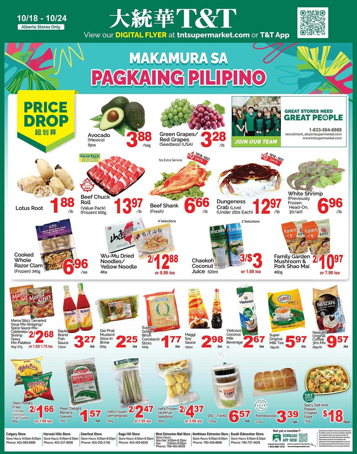 Flyer T&T Supermarket 18.10.2024 - 24.10.2024