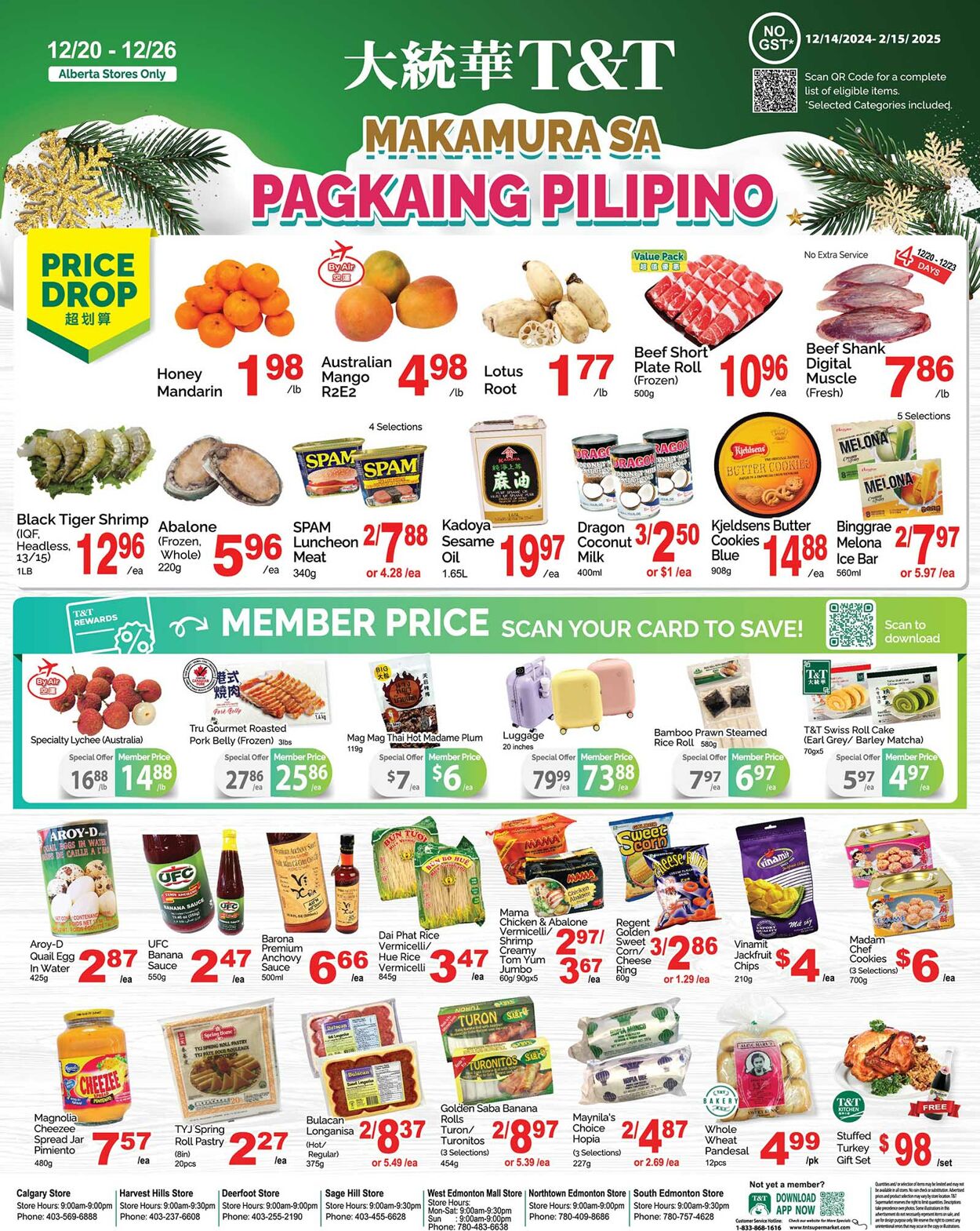 Flyer T&T Supermarket 20.12.2024 - 26.12.2024