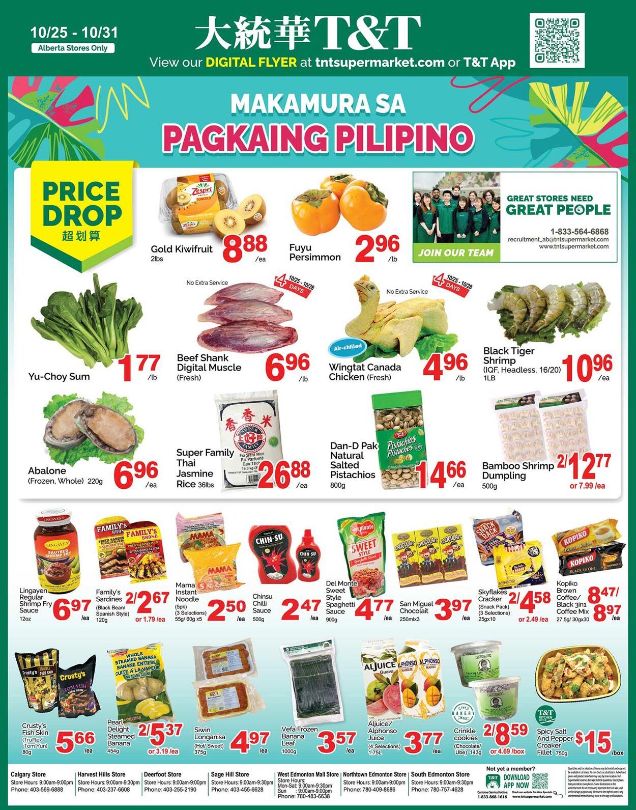 Flyer T&T Supermarket 25.10.2024 - 31.10.2024