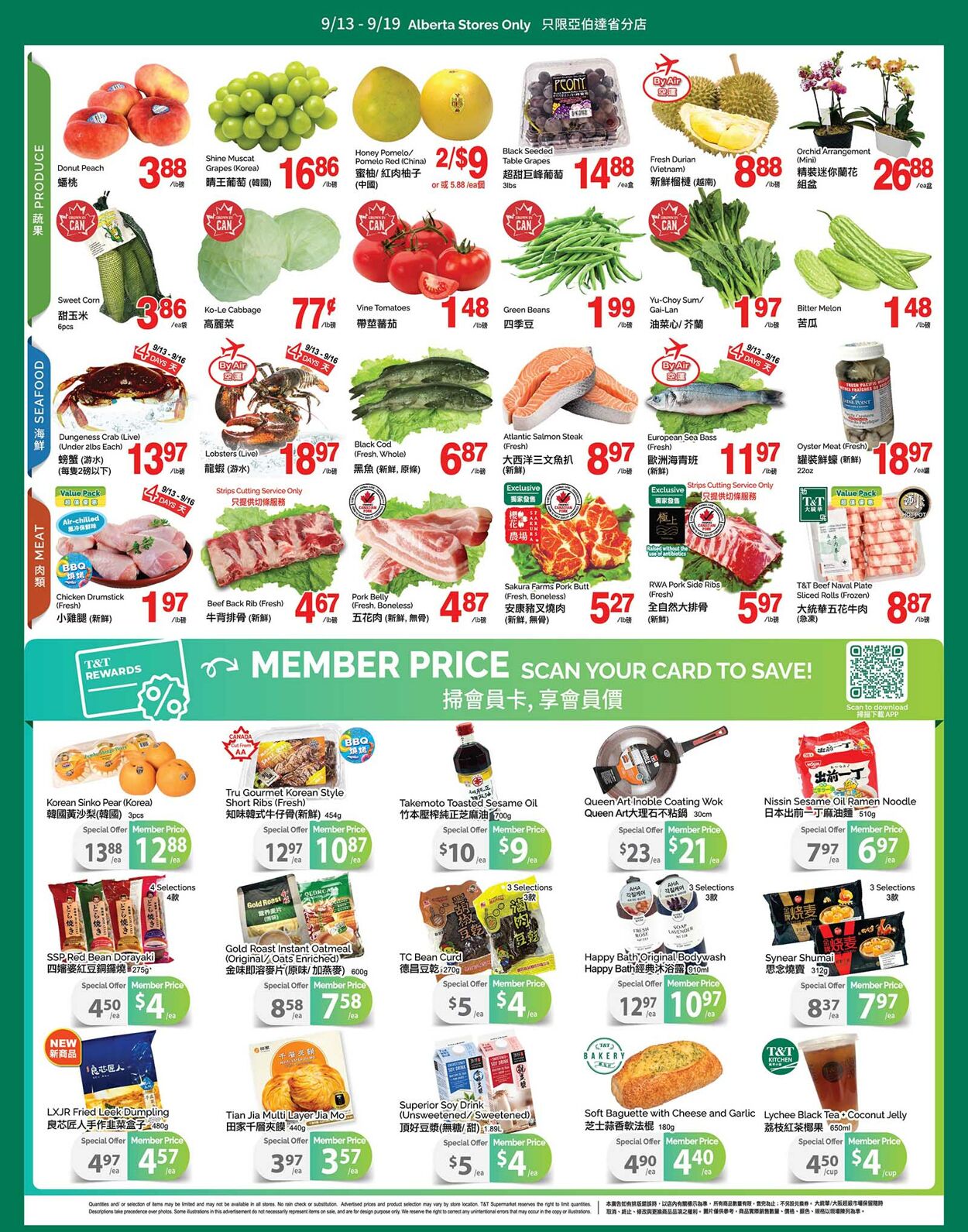 Flyer T&T Supermarket 13.09.2024 - 19.09.2024