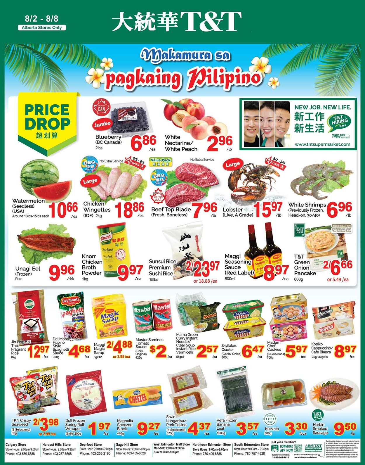 Flyer T&T Supermarket 02.08.2024 - 08.08.2024