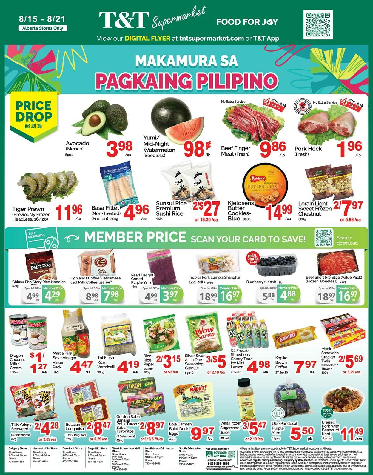 Flyer T&T Supermarket 15.08.2025 - 21.08.2025