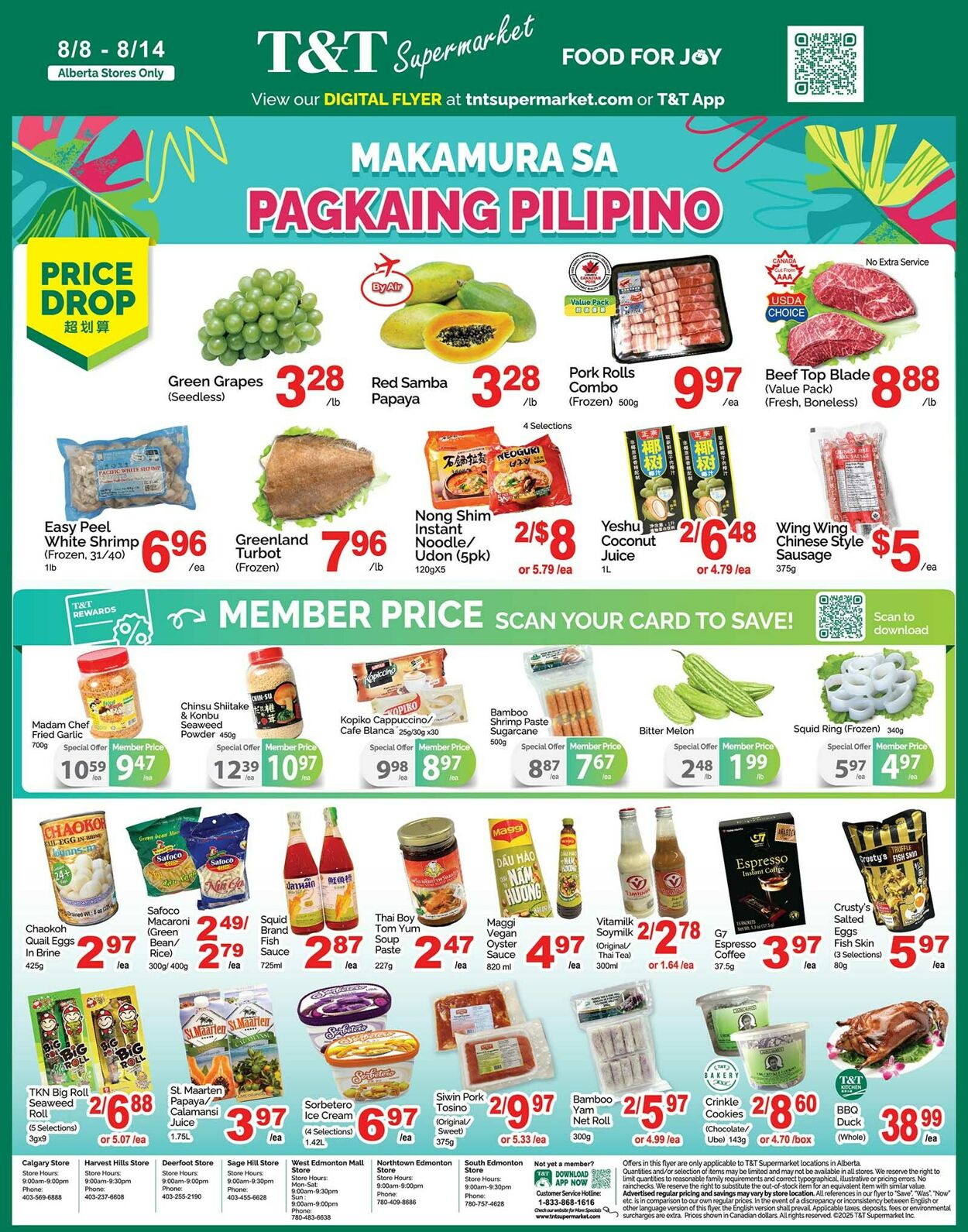 Flyer T&T Supermarket 08.08.2025 - 14.08.2025