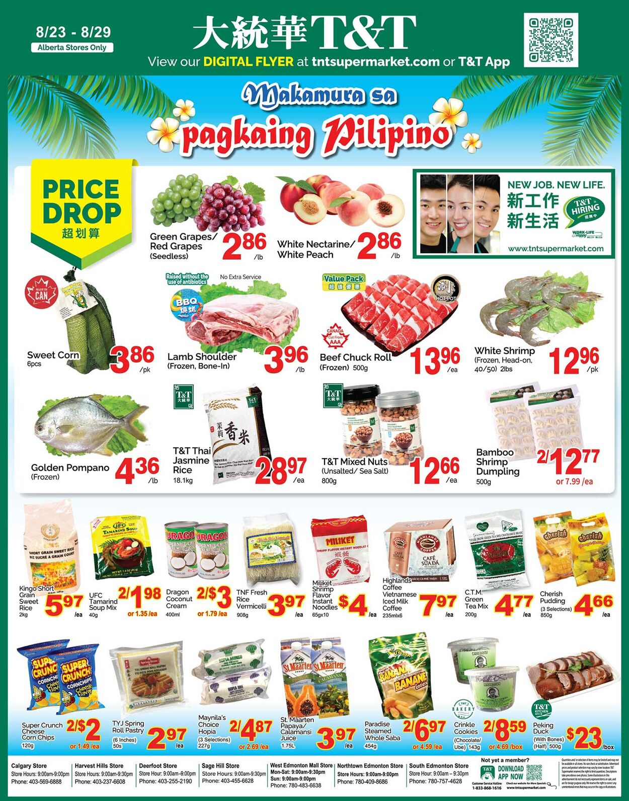 Flyer T&T Supermarket 23.08.2024 - 29.08.2024