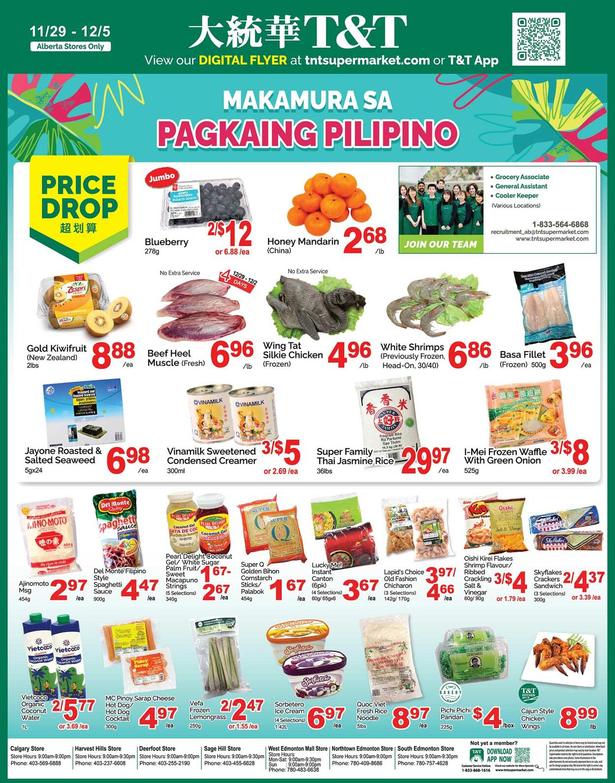 Flyer T&T Supermarket 29.11.2024 - 05.12.2024