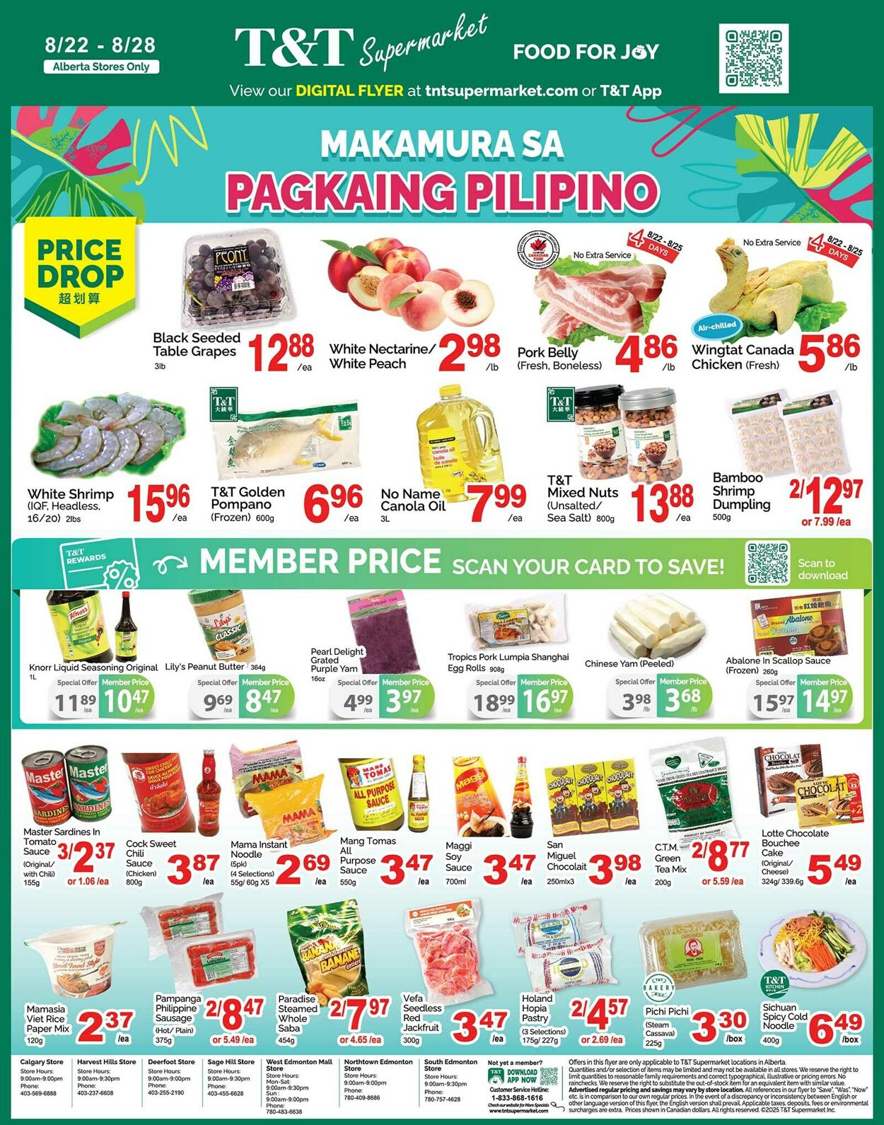 Flyer T&T Supermarket 22.08.2025 - 28.08.2025