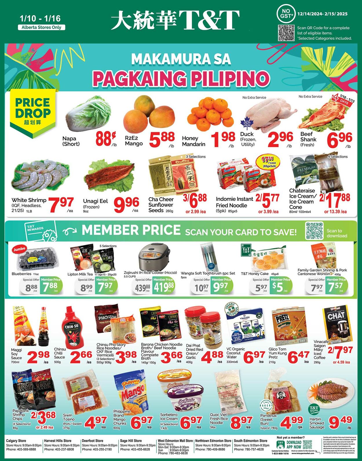 Flyer T&T Supermarket 10.01.2025 - 16.01.2025