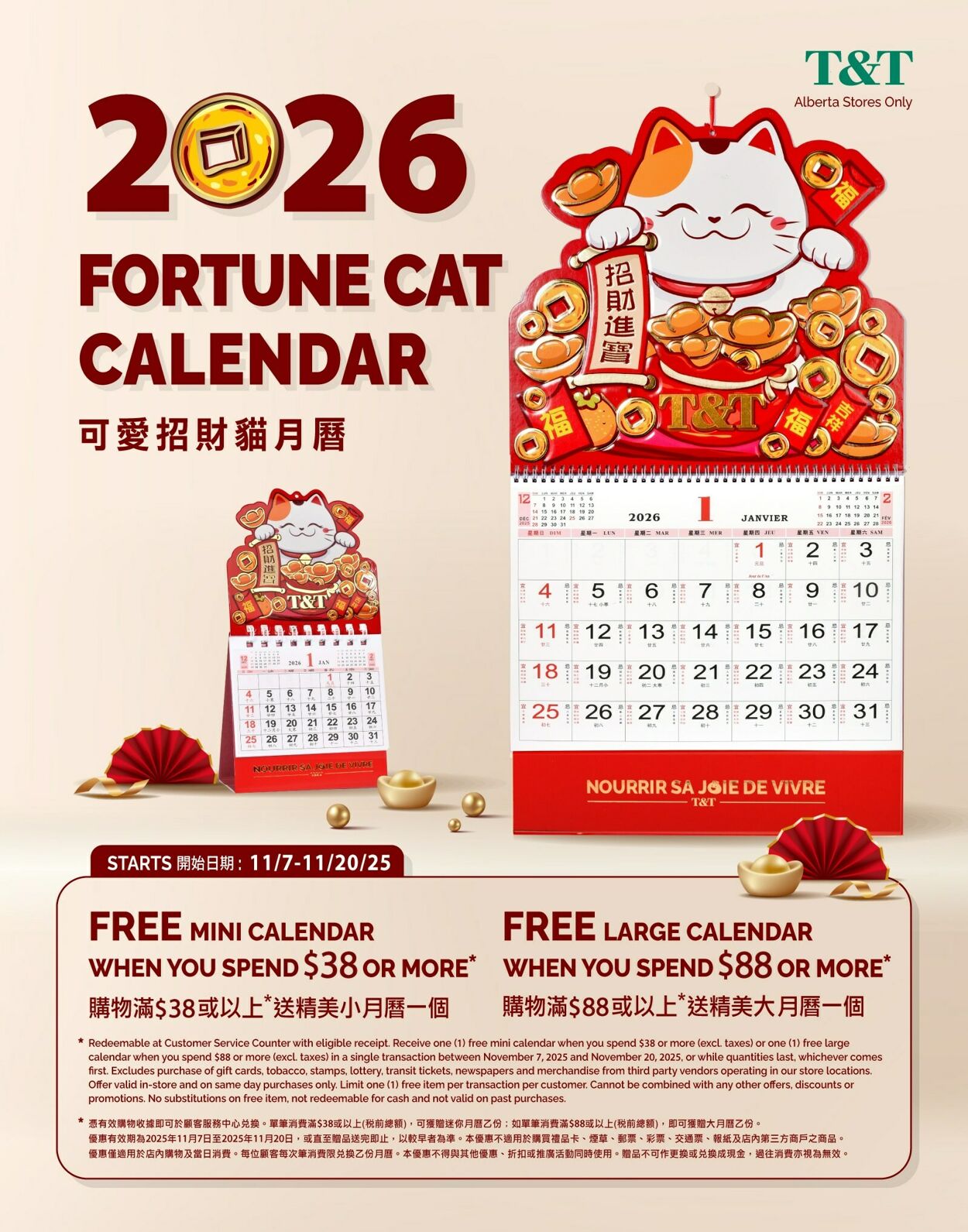 Flyer T&T Supermarket 14.11.2025 - 20.11.2025