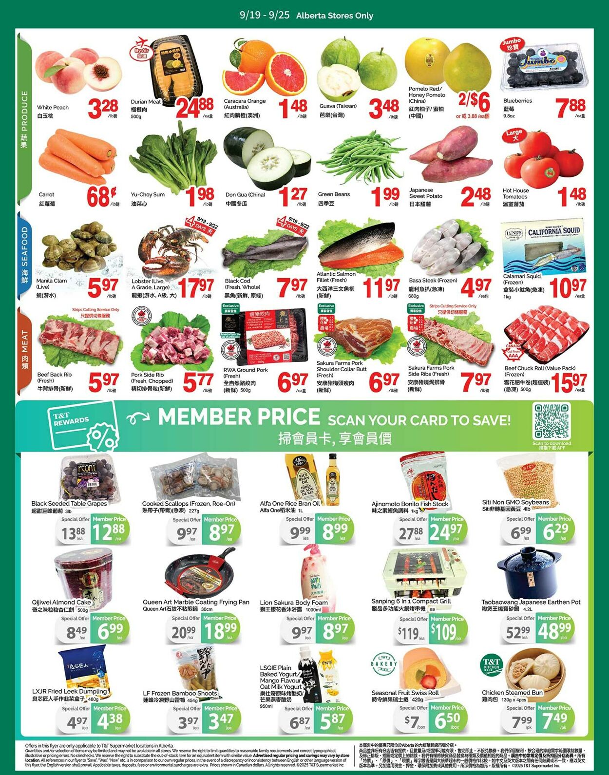 Flyer T&T Supermarket 19.09.2025 - 25.09.2025