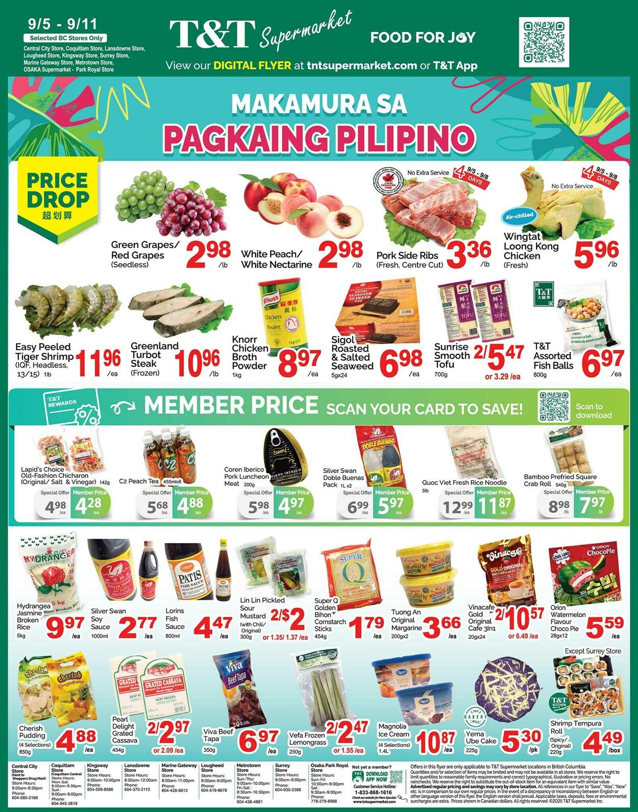 Flyer T&T Supermarket 05.09.2025 - 11.09.2025