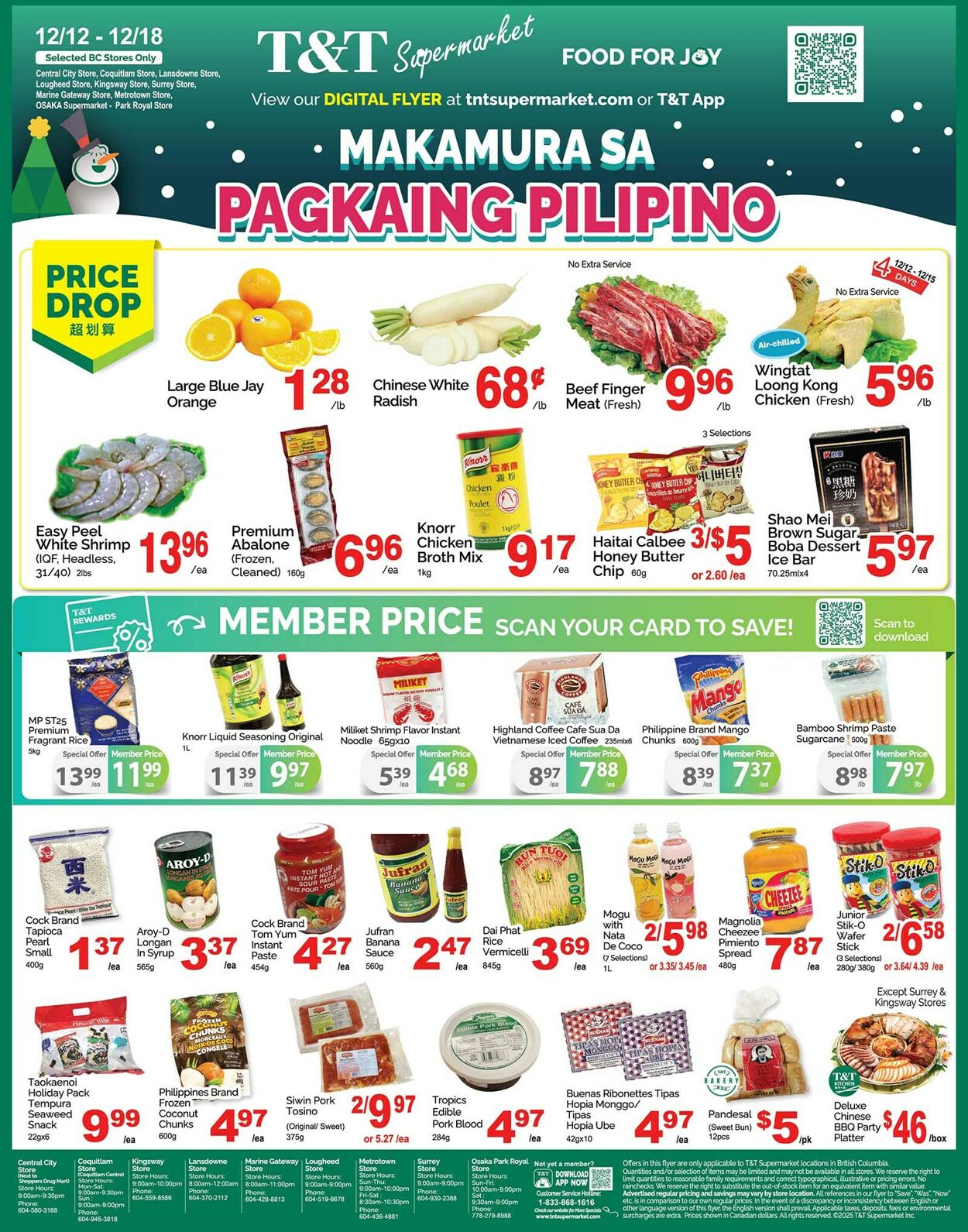 Flyer T&T Supermarket 12.12.2025 - 18.12.2025