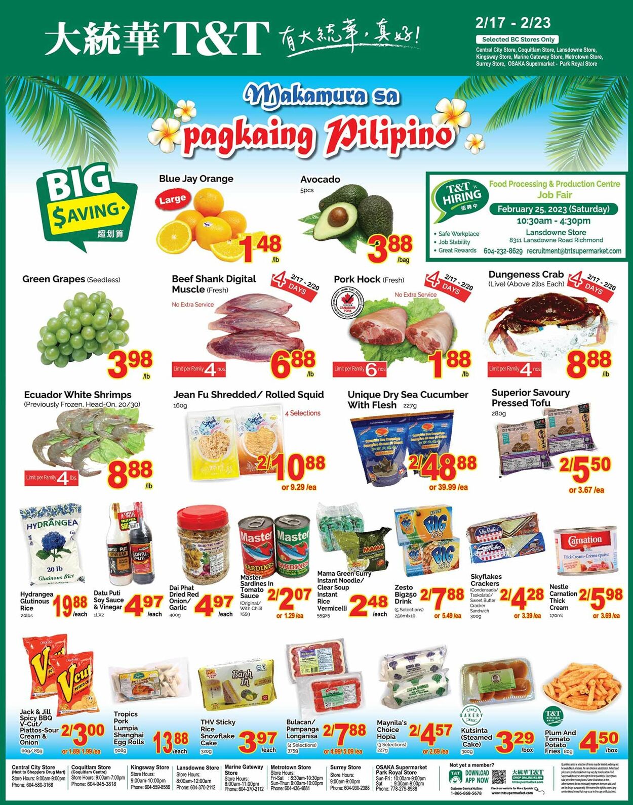 Flyer T&T Supermarket 17.02.2023 - 23.02.2023