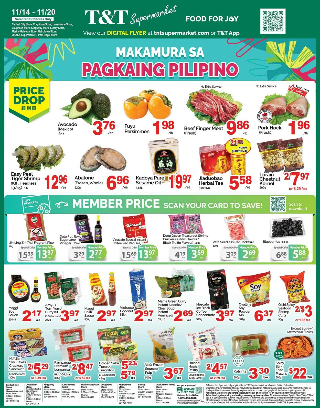 Flyer T&T Supermarket 14.11.2025 - 20.11.2025