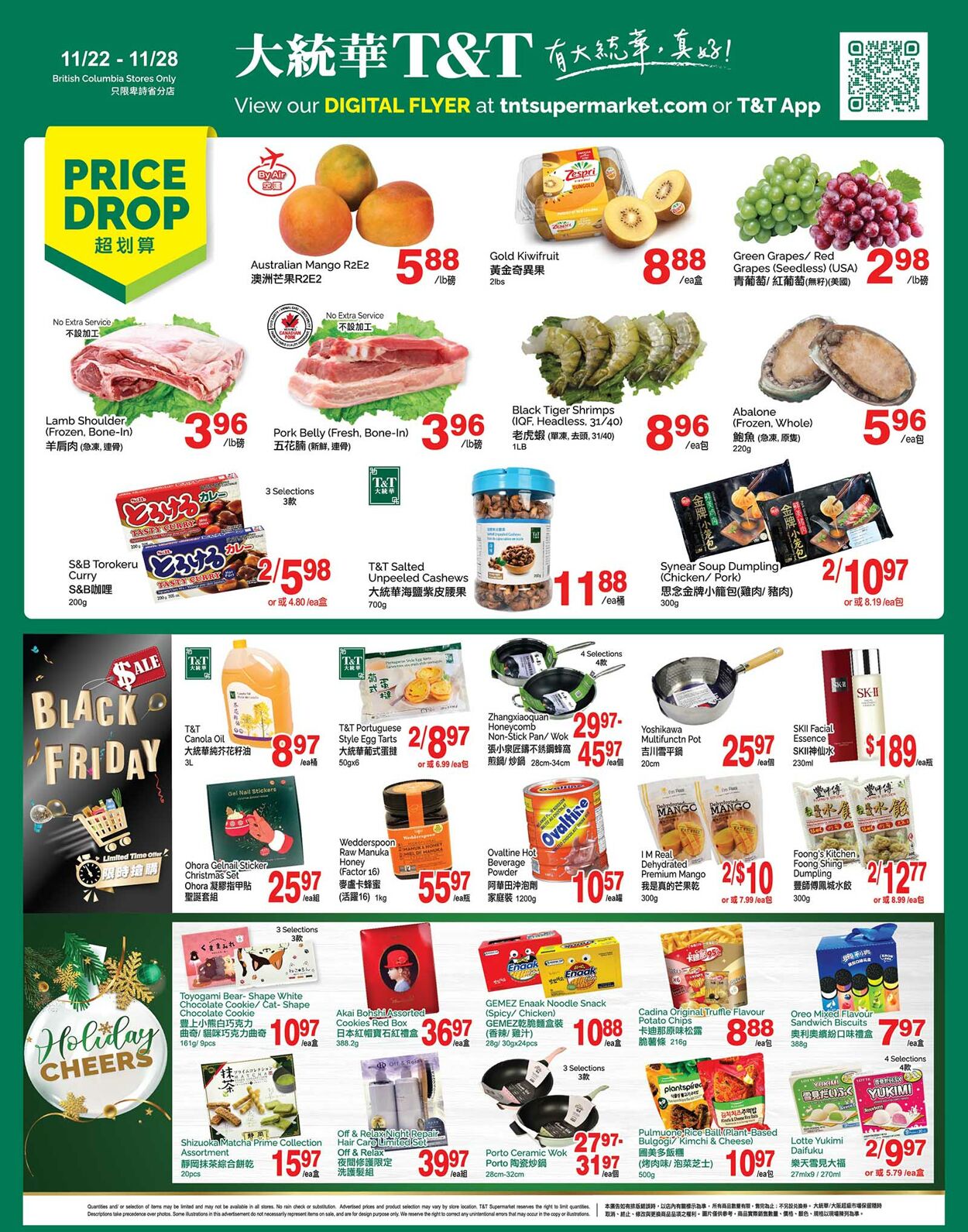 Flyer T&T Supermarket 22.11.2024 - 28.11.2024