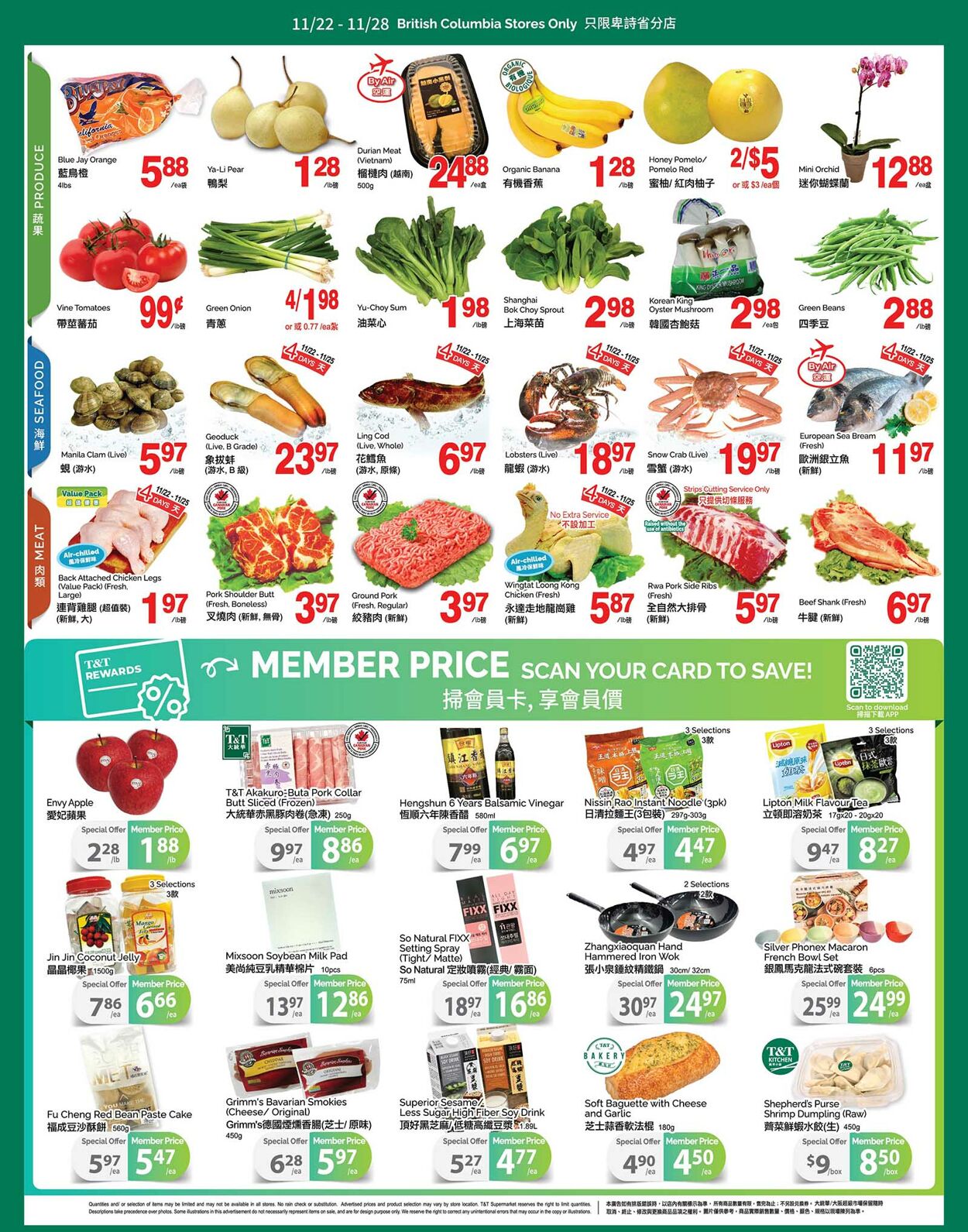 Flyer T&T Supermarket 22.11.2024 - 28.11.2024