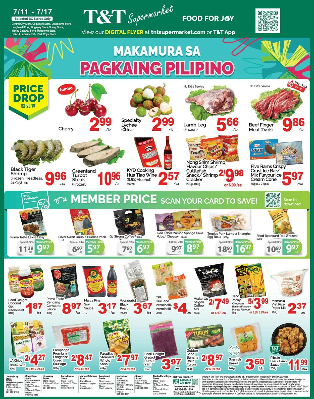 Flyer T&T Supermarket 11.07.2025 - 17.07.2025