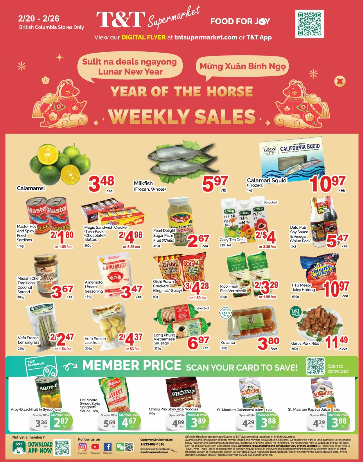 Flyer T&T Supermarket 20.02.2026 - 26.02.2026