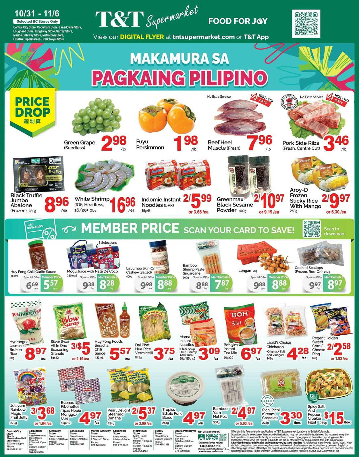 Flyer T&T Supermarket 31.10.2025 - 06.11.2025
