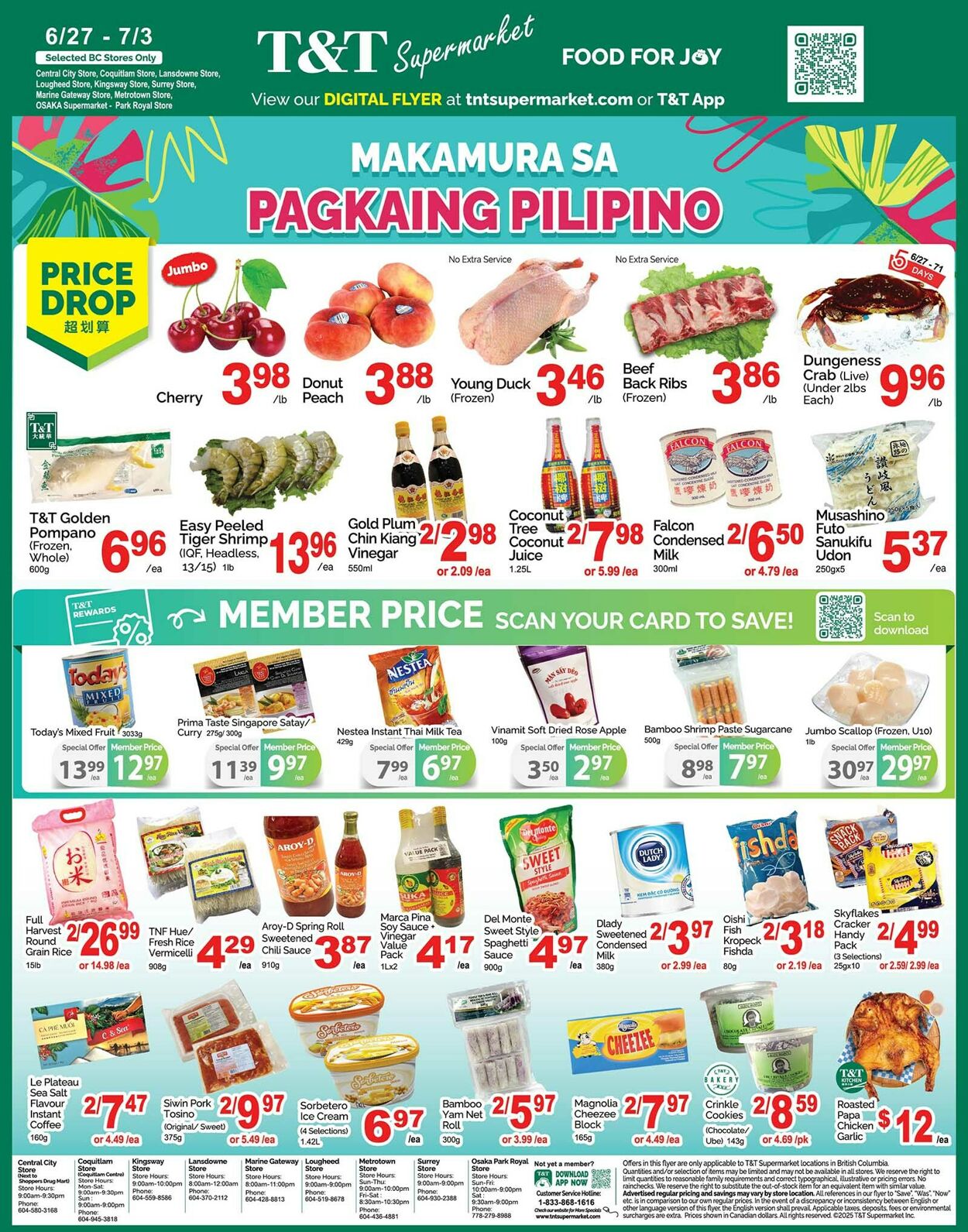 Flyer T&T Supermarket 27.06.2025 - 03.07.2025