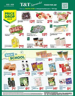Flyer T&T Supermarket 22.08.2025 - 28.08.2025