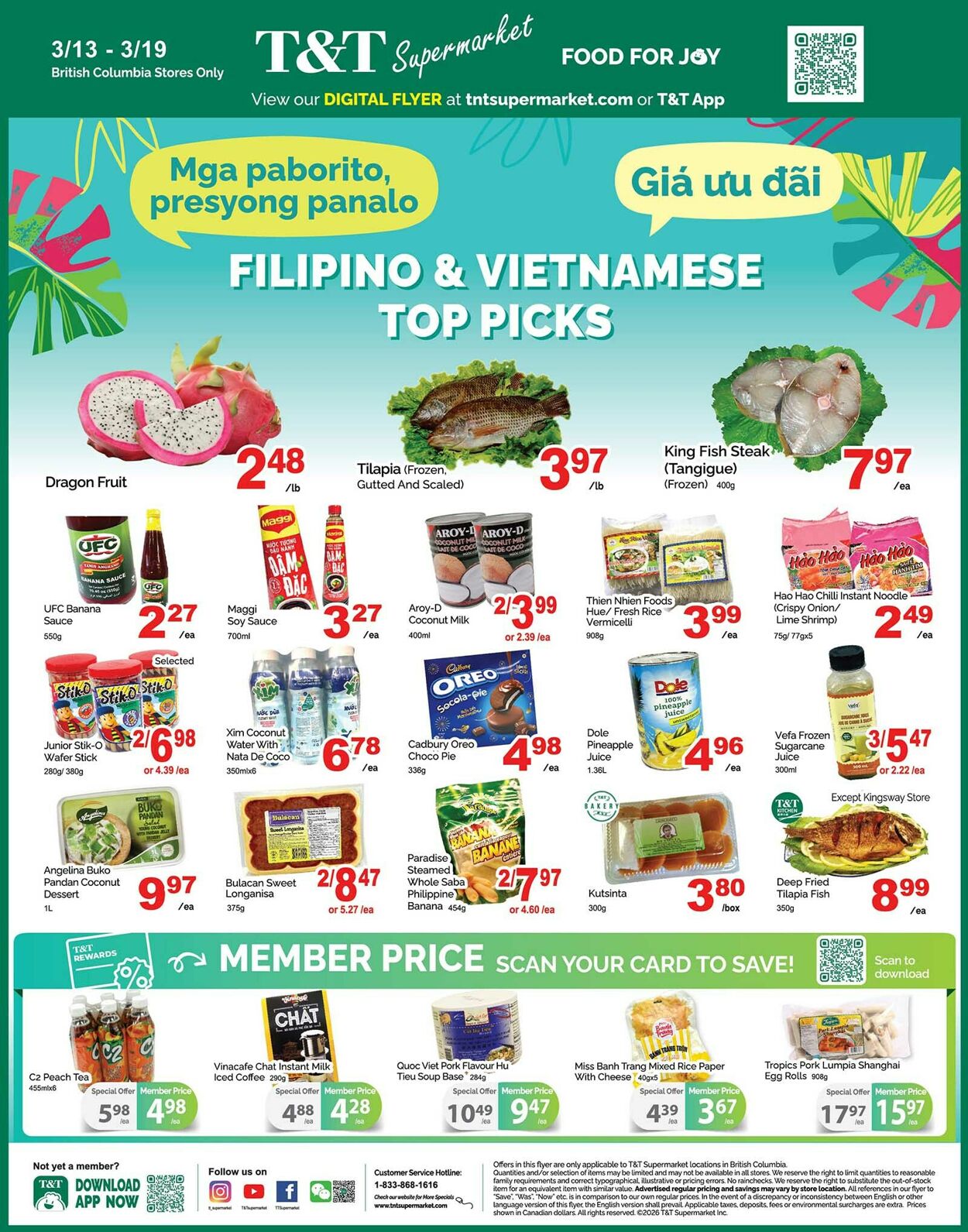 Flyer T&T Supermarket 13.03.2026 - 19.03.2026