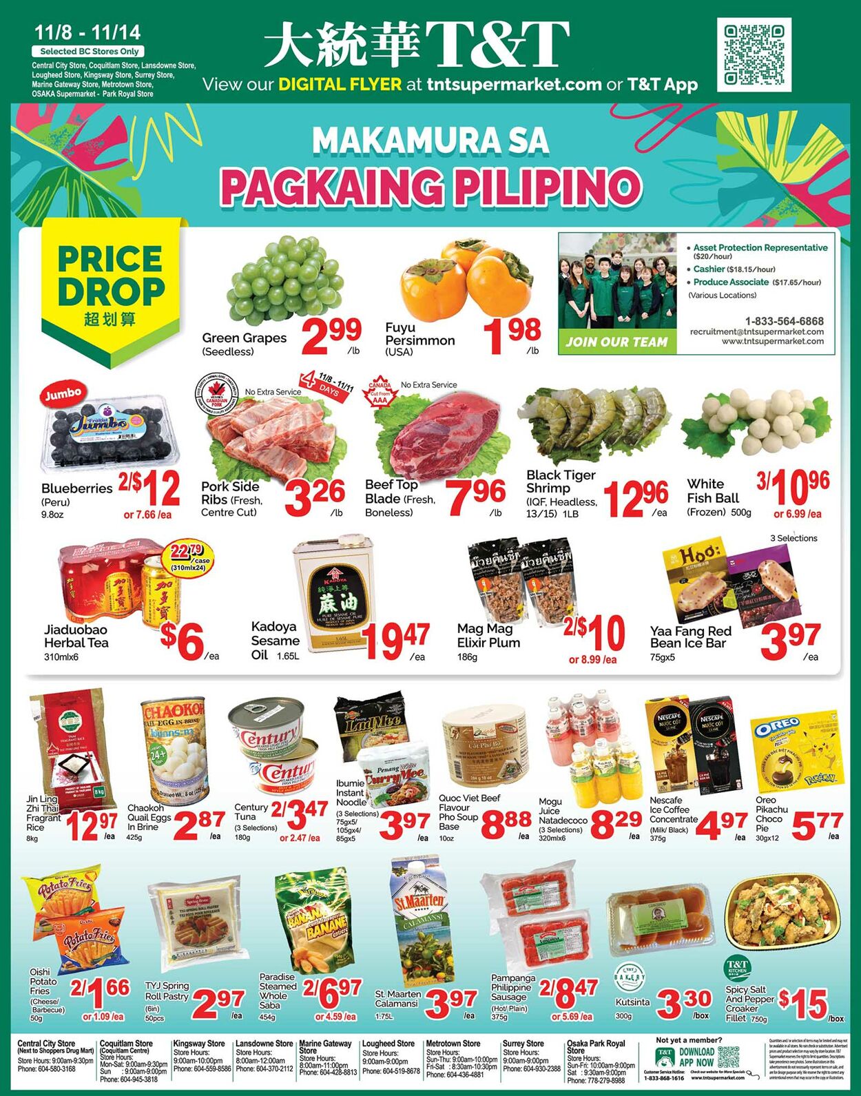 Flyer T&T Supermarket 08.11.2024 - 14.11.2024