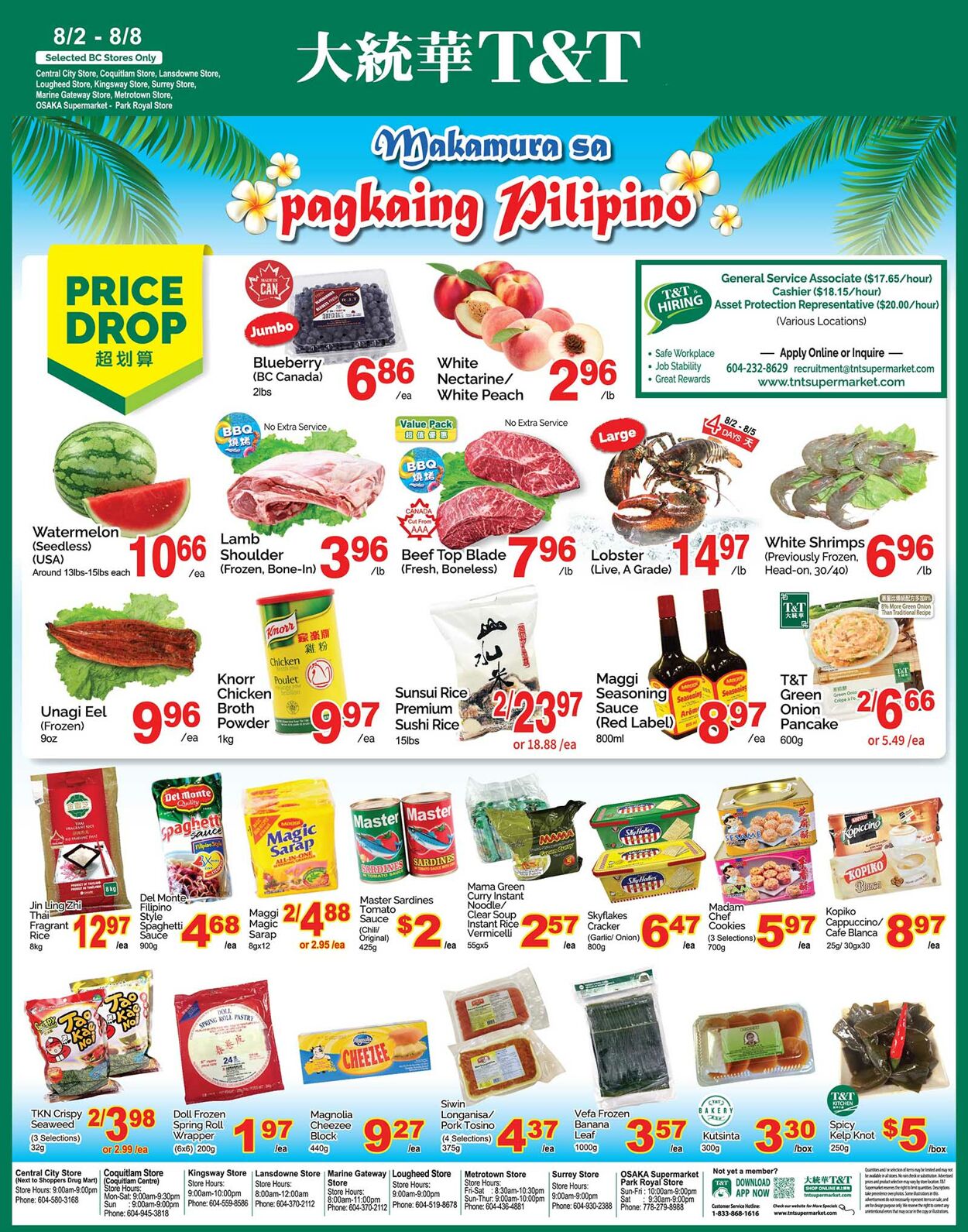 Flyer T&T Supermarket 02.08.2024 - 08.08.2024