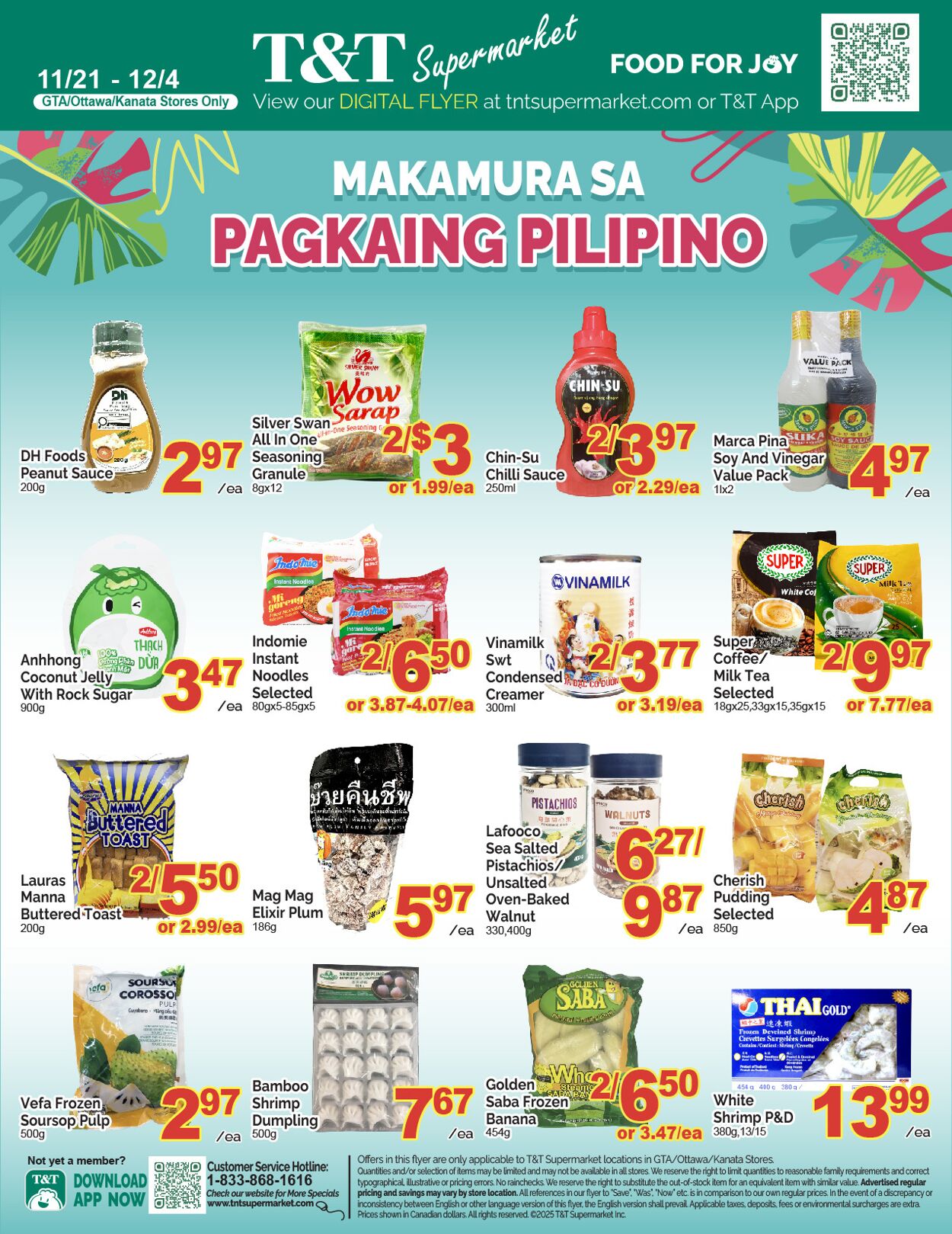 Flyer T&T Supermarket 21.11.2025 - 27.11.2025
