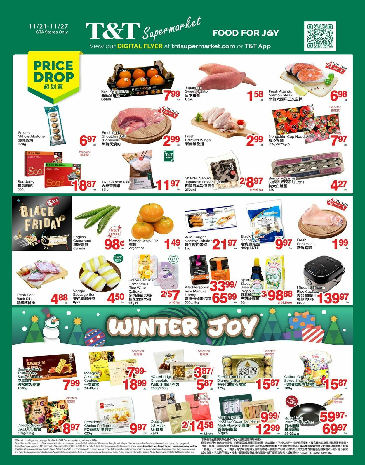 Flyer T&T Supermarket 21.11.2025 - 27.11.2025