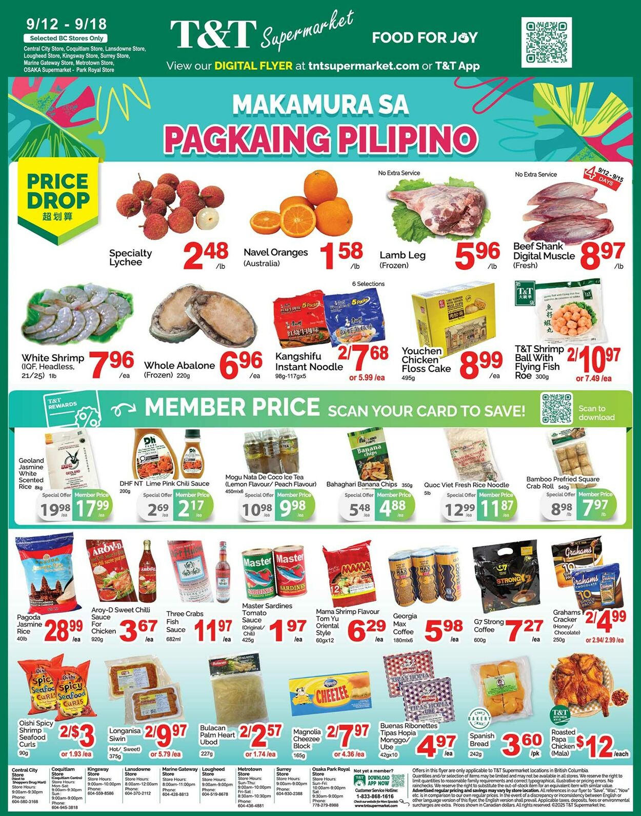 Flyer T&T Supermarket 12.09.2025 - 18.09.2025