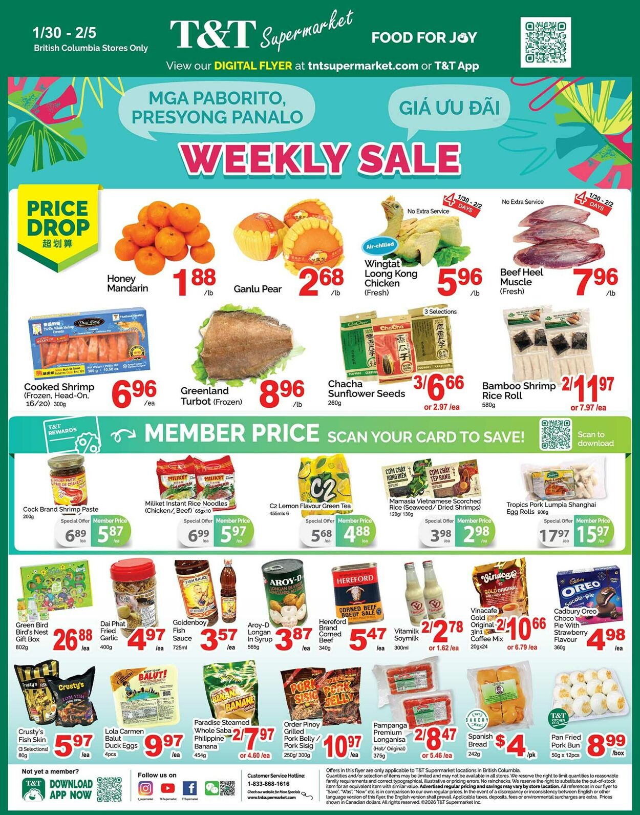 Flyer T&T Supermarket 30.01.2026 - 05.02.2026