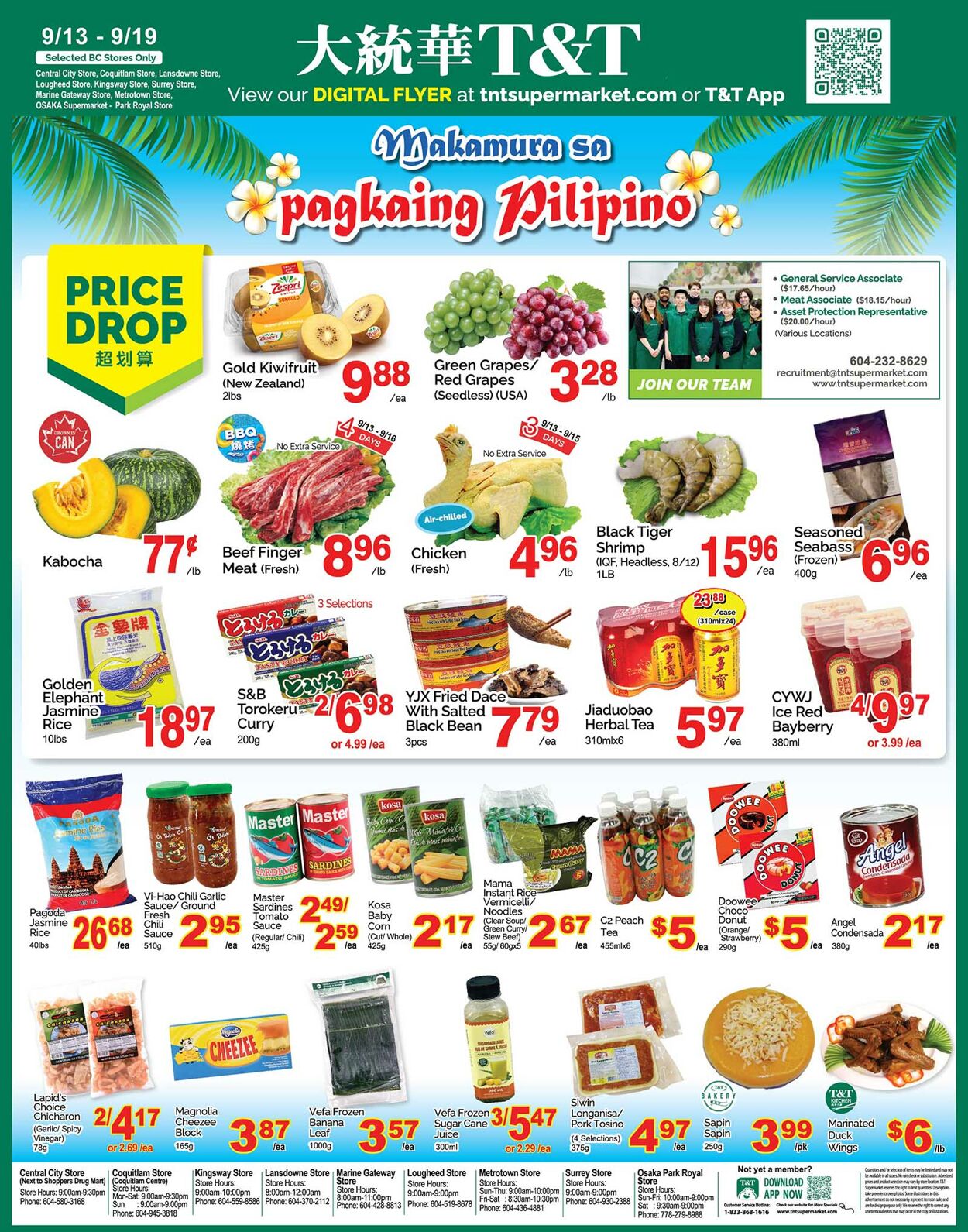 Flyer T&T Supermarket 13.09.2024 - 19.09.2024