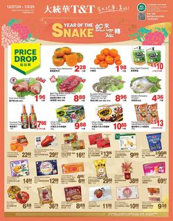 Flyer T&T Supermarket 27.12.2024 - 02.01.2025