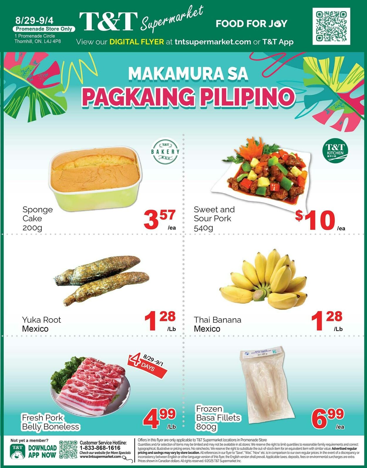 Flyer T&T Supermarket 29.08.2025 - 04.09.2025