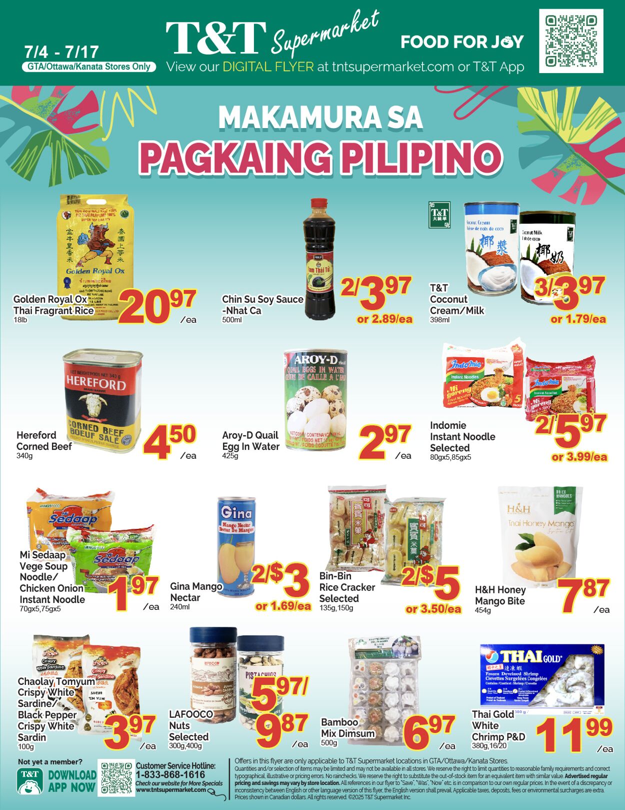 Flyer T&T Supermarket 11.07.2025 - 17.07.2025