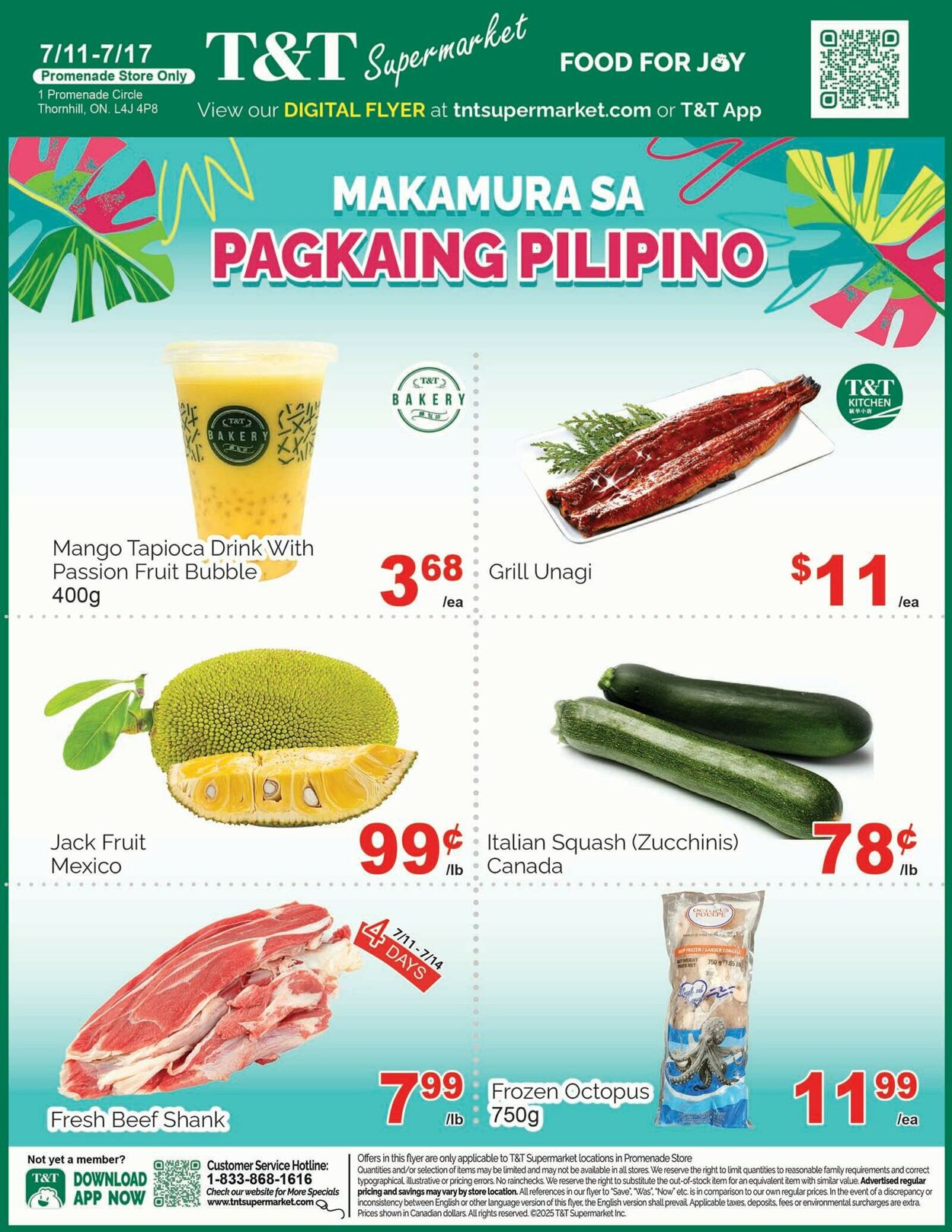 Flyer T&T Supermarket 11.07.2025 - 17.07.2025