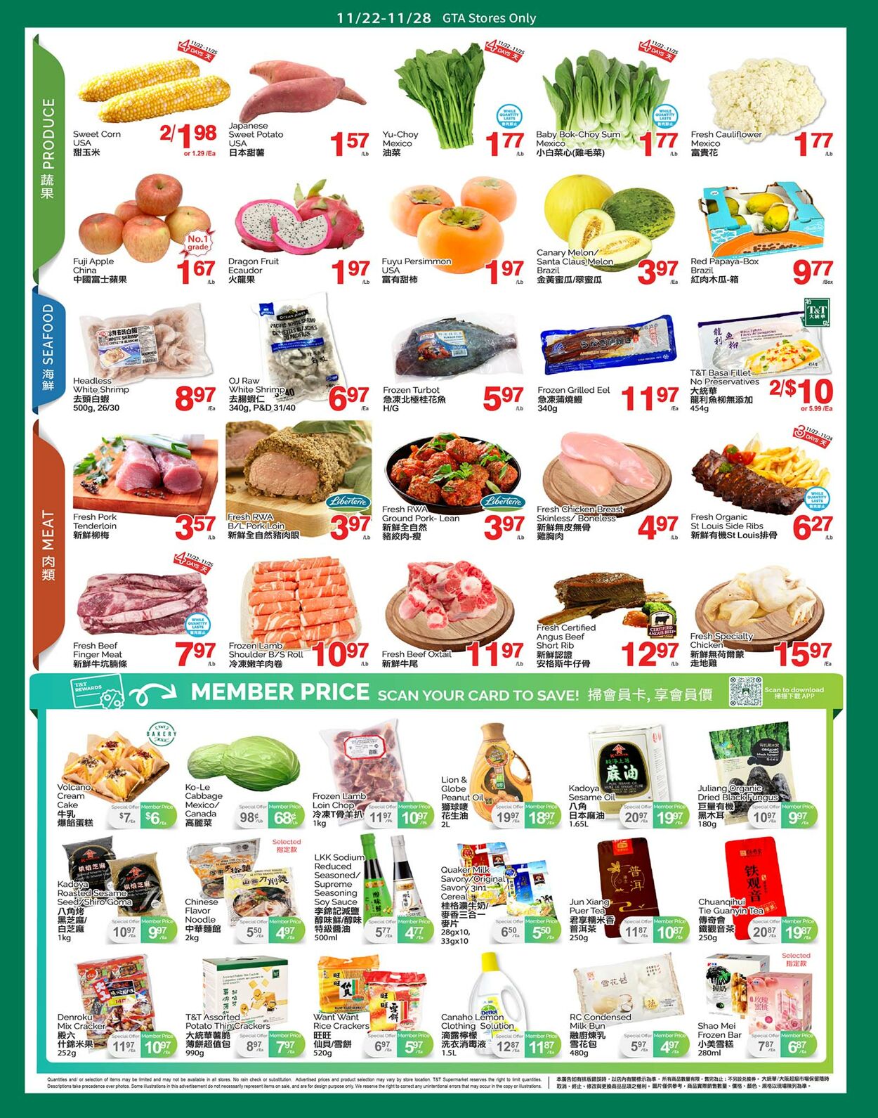 Flyer T&T Supermarket 22.11.2024 - 28.11.2024