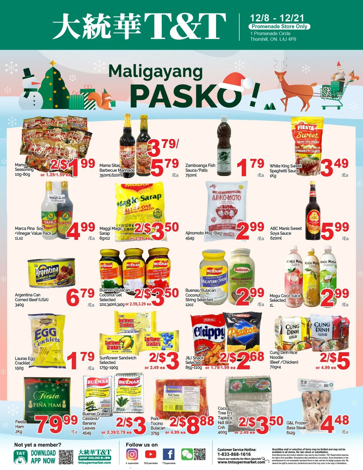 Flyer T&T Supermarket 15.12.2023 - 21.12.2023