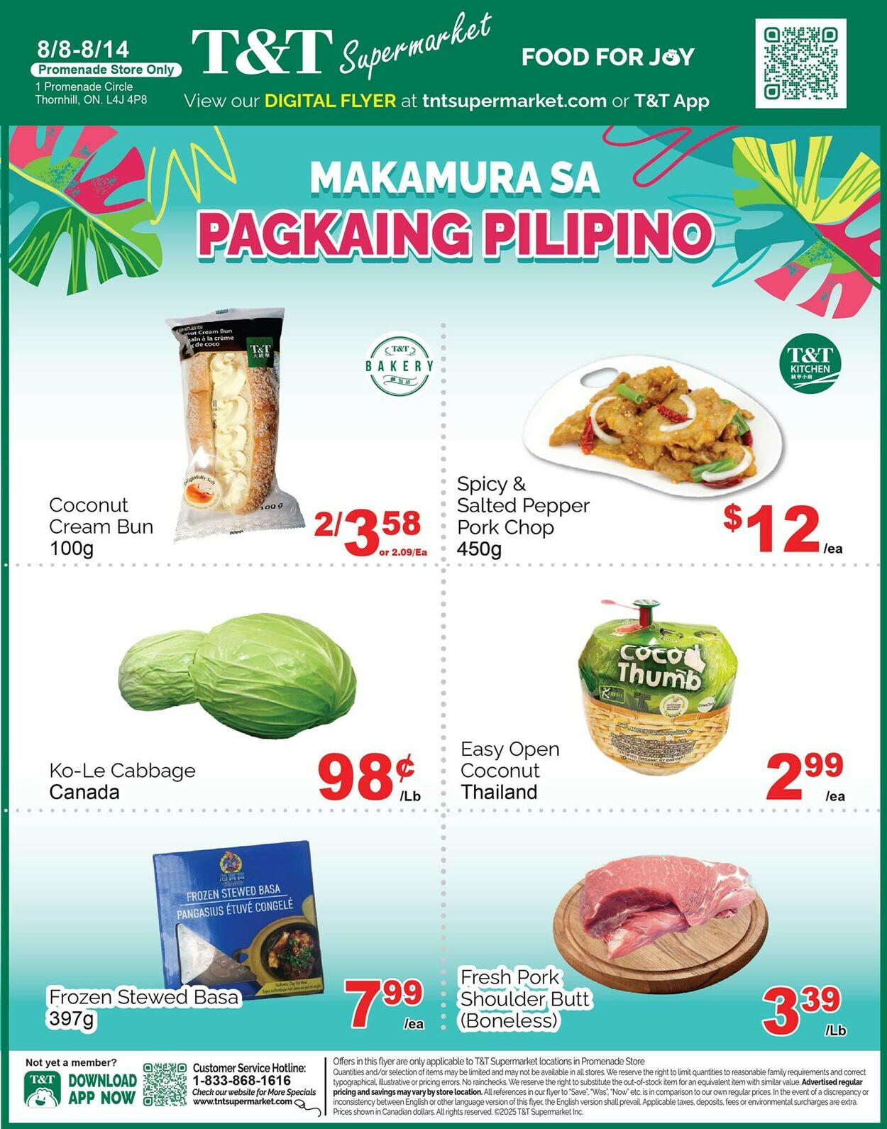 Flyer T&T Supermarket 08.08.2025 - 14.08.2025