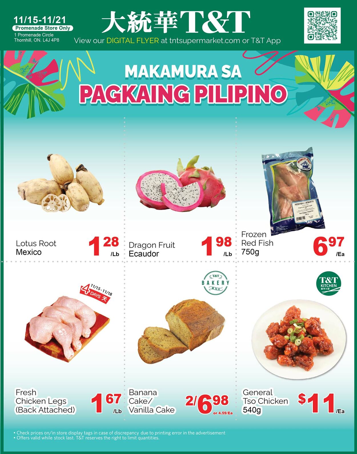 Flyer T&T Supermarket 15.11.2024 - 21.11.2024