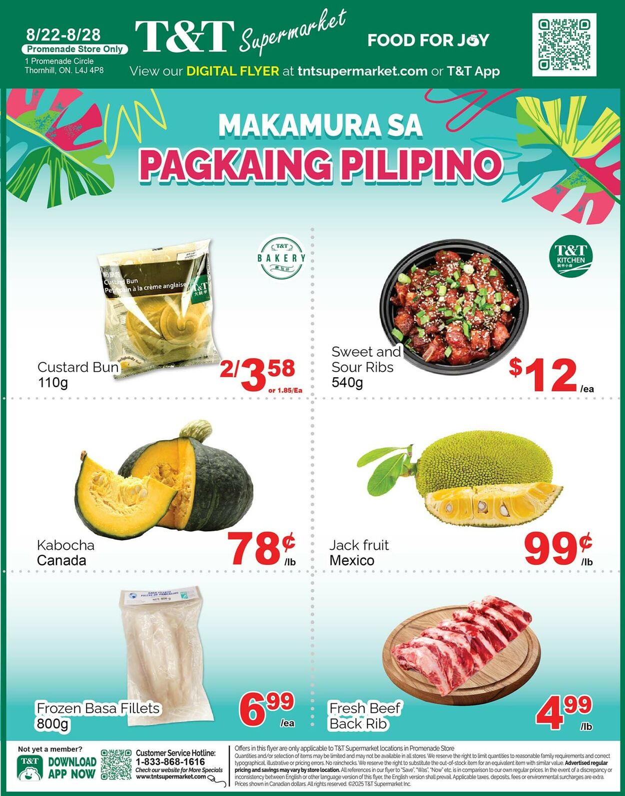 Flyer T&T Supermarket 22.08.2025 - 28.08.2025