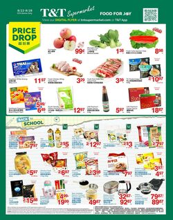 Flyer T&T Supermarket 22.08.2025 - 28.08.2025