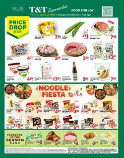 Flyer T&T Supermarket 31.10.2025 - 06.11.2025