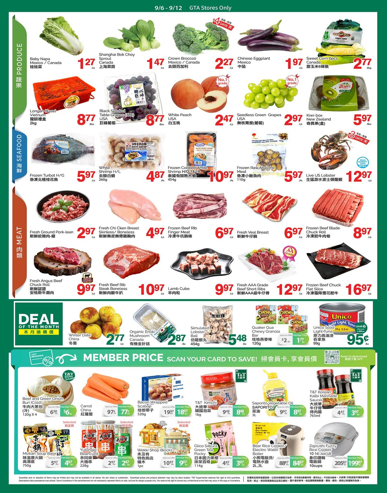 Flyer T&T Supermarket 06.09.2024 - 12.09.2024