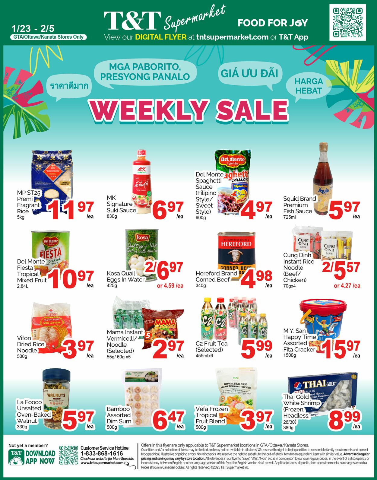 Flyer T&T Supermarket 30.01.2026 - 05.02.2026