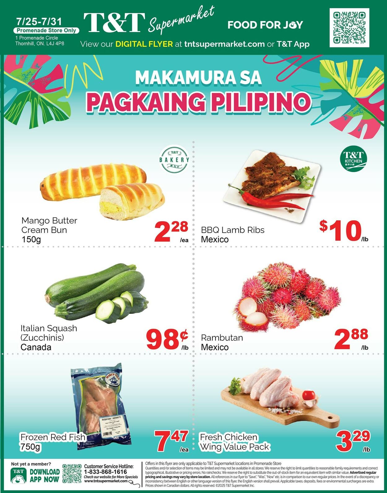 Flyer T&T Supermarket 25.07.2025 - 31.07.2025