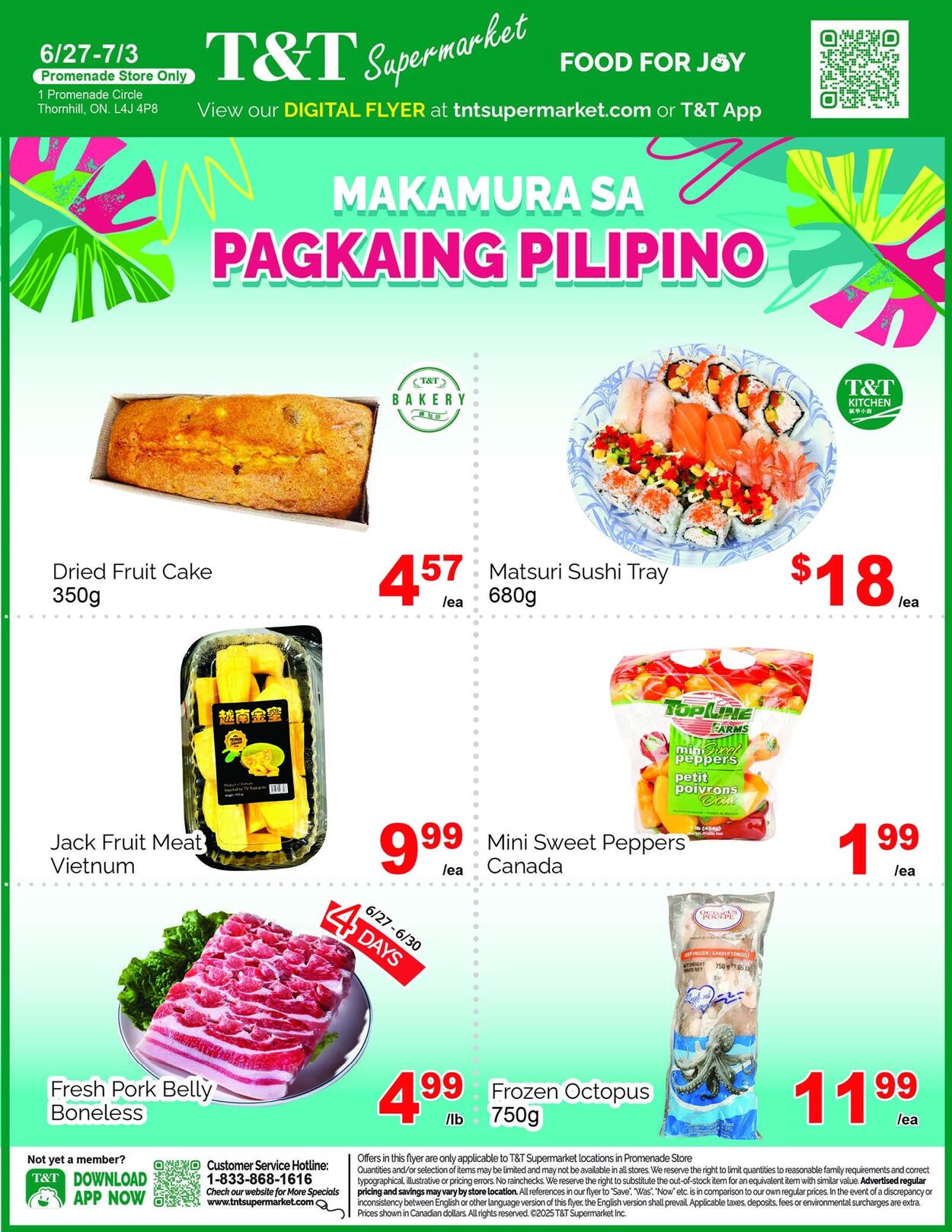 Flyer T&T Supermarket 27.06.2025 - 03.07.2025