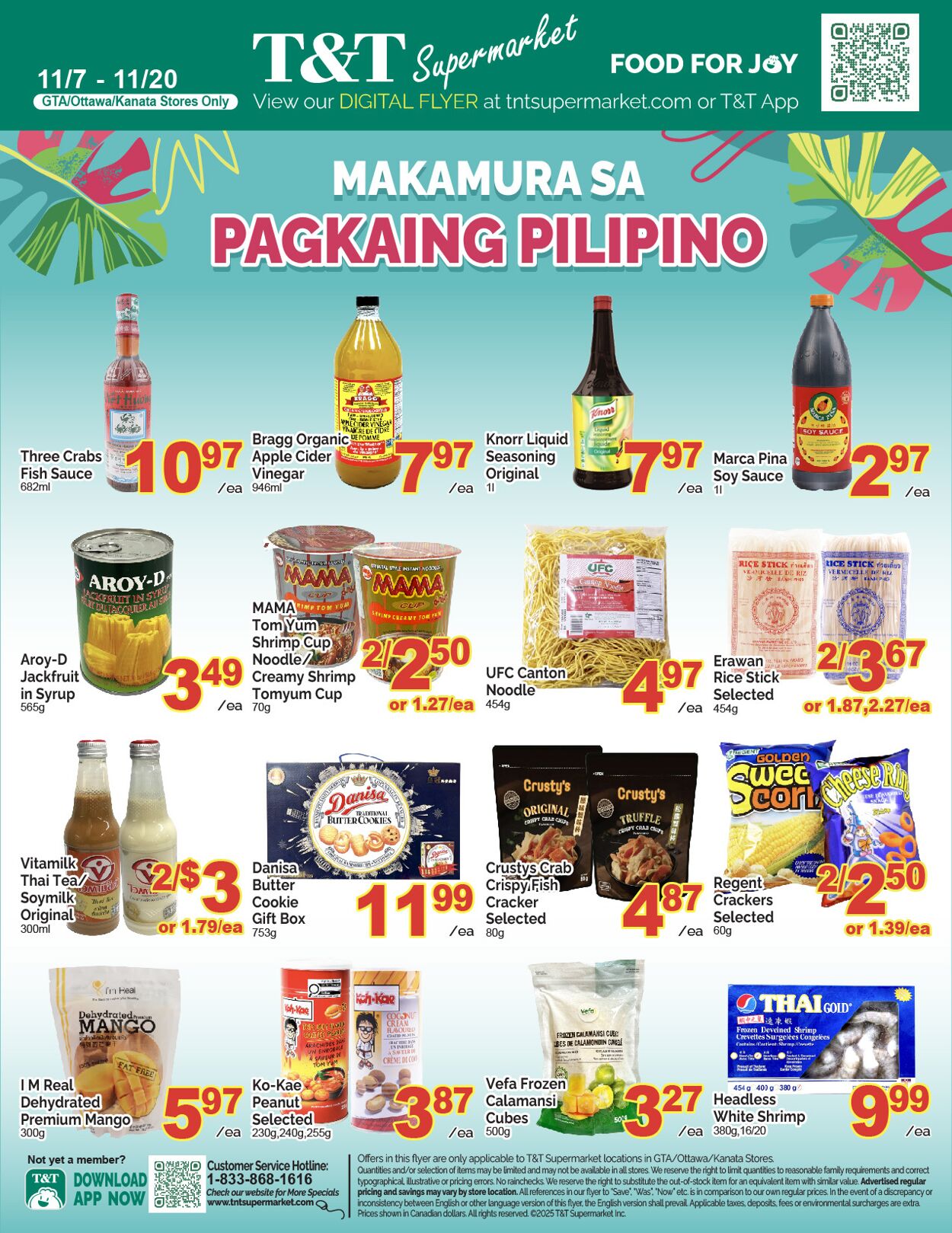 Flyer T&T Supermarket 14.11.2025 - 20.11.2025