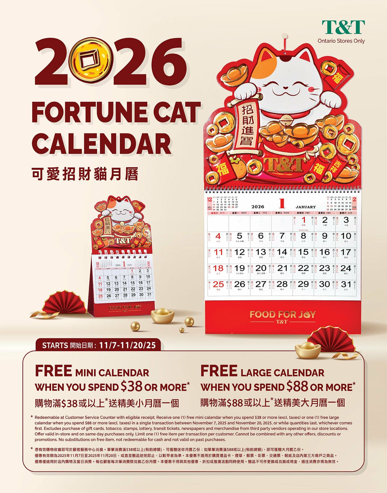 Flyer T&T Supermarket 14.11.2025 - 20.11.2025